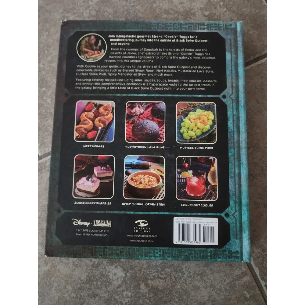 Star Wars Galaxys Edge Official Black Spire Outpost Cookbook Hardcover Insight